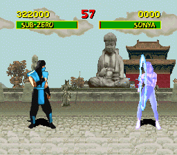 Screenshot of Mortal Kombat (DOS, 1992) - MobyGames