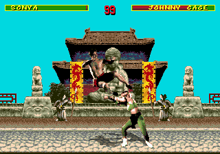 Screenshot of Mortal Kombat (DOS, 1992) - MobyGames