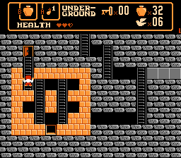 Spiritual Warfare (NES) screenshot: In the underground