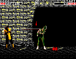 Mortal Kombat (SEGA Master System) screenshot: Get over here