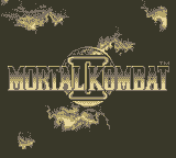 Mortal Kombat II (Game Boy) screenshot: Title Screen