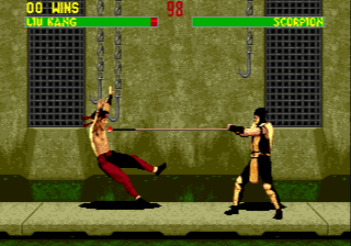 Screenshot of Mortal Kombat (DOS, 1992) - MobyGames