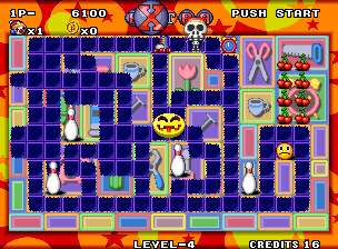 Screenshot of Neo Mr. Do! (Arcade, 1996) - MobyGames