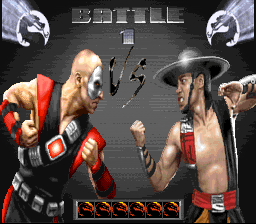 Mortal Kombat 3 (SNES) screenshot: Face-to-face!