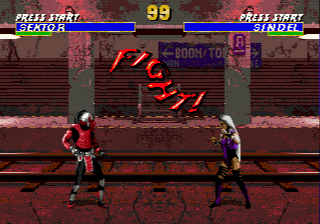 Mortal Kombat 3 (Genesis) screenshot: Fight!