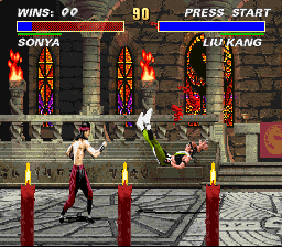 Mortal Kombat 3 (SNES) screenshot: Nice backgrounds!
