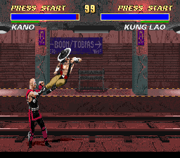 Mortal Kombat 3 (SNES) screenshot: Wow!