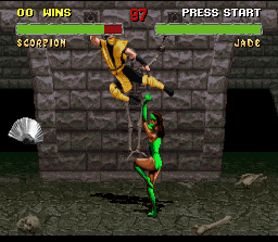 Screenshot of Mortal Kombat II (SNES, 1993) - MobyGames