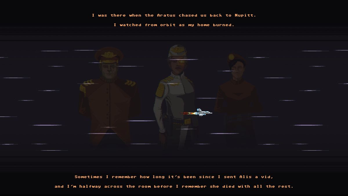 Enemy Mind (Windows) screenshot: Cutscenes are shown after beating levels.