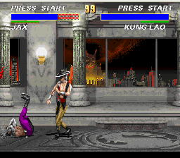 Mortal Kombat 3 (SNES) screenshot: That's how we do it!