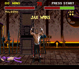 Screenshot of Mortal Kombat II (SNES, 1993) - MobyGames