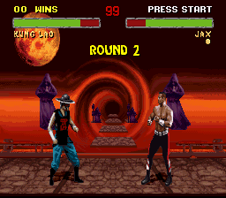 Screenshot of Mortal Kombat II (SNES, 1993) - MobyGames