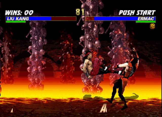 Mortal Kombat Trilogy (Windows) screenshot: Liu Kang's special attack