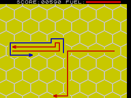 Blind Alley (ZX Spectrum) screenshot: Level 1, set 1 - "Alleying".