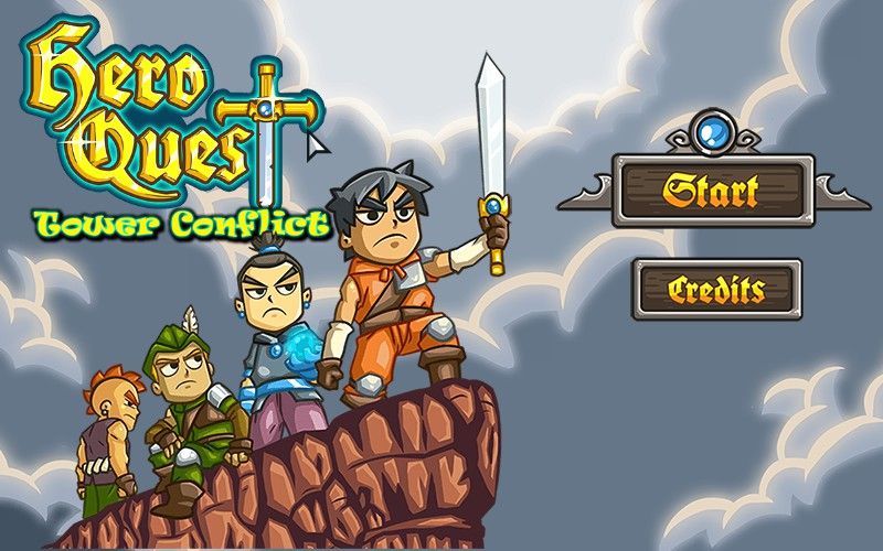 Hero Quest: Tower Conflict (Windows) screenshot: Title screen