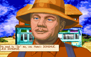 Call of Cthulhu: Shadow of the Comet (DOS) screenshot: Jed Donahue