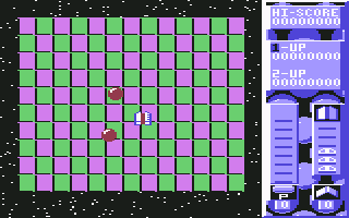 Motos (Commodore 64) screenshot: Round 1