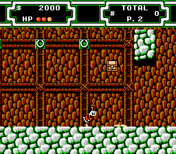 Disney's DuckTales 2 (NES) screenshot: The sprites are basically the same as in the first game. The backgrounds are slightly more detailed.