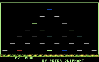 Mr. Cool (Commodore 64) screenshot: Title screen