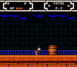 Disney's DuckTales 2 (NES) screenshot: At a ship.