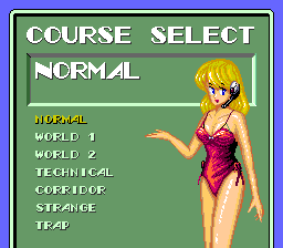 Moto Roader (TurboGrafx-16) screenshot: Goddamn you half-Japanese girls do it to me every time