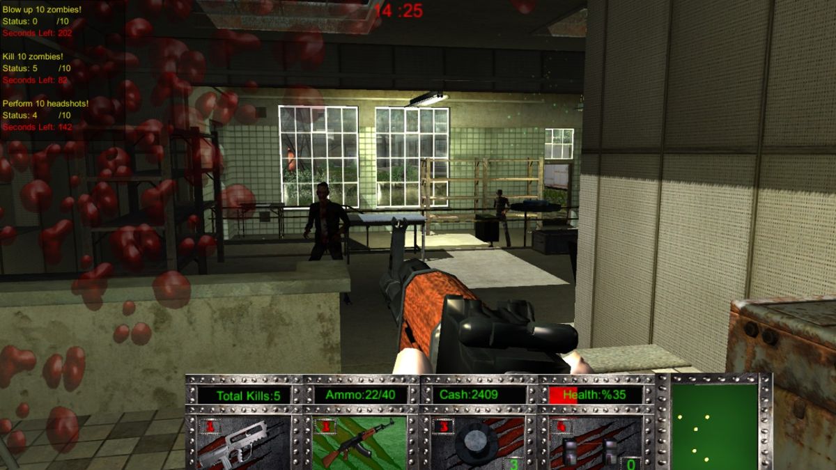 The Slaughtering Grounds (Windows) screenshot: Inside a building