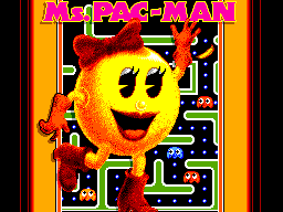Ms. Pac-Man (SEGA Master System) screenshot: Title