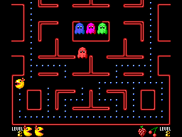 Ms. Pac-Man (SEGA Master System) screenshot: Level 2