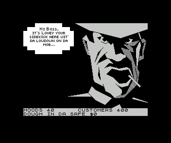 Mugsy (ZX Spectrum) screenshot: Ready to go