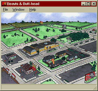 Screenshot of MTV's Beavis and Butt-Head in Virtual Stupidity (Windows ...