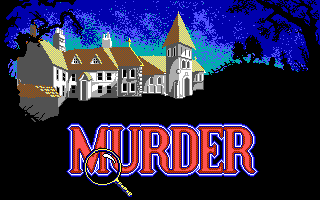 Murder! (DOS) screenshot: Main Title