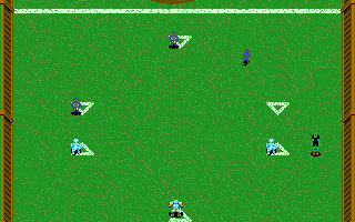 M.U.D.S.: Mean Ugly Dirty Sport (DOS) screenshot: Let the game begin!