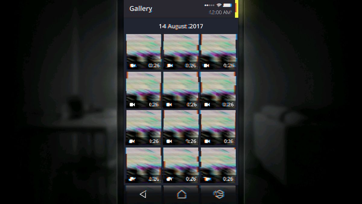 Simulacra (Windows) screenshot: There is only one choice to do with this phone and that is to check the video file