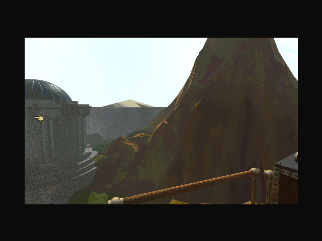 Myst (Windows 3.x) screenshot: 3d renderings are quite okay for an old classic