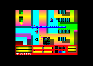 Screenshot Of Panzadrome Amstrad Cpc Mobygames