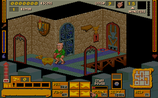 Mystic Towers (DOS) screenshot: Catch the Bonus