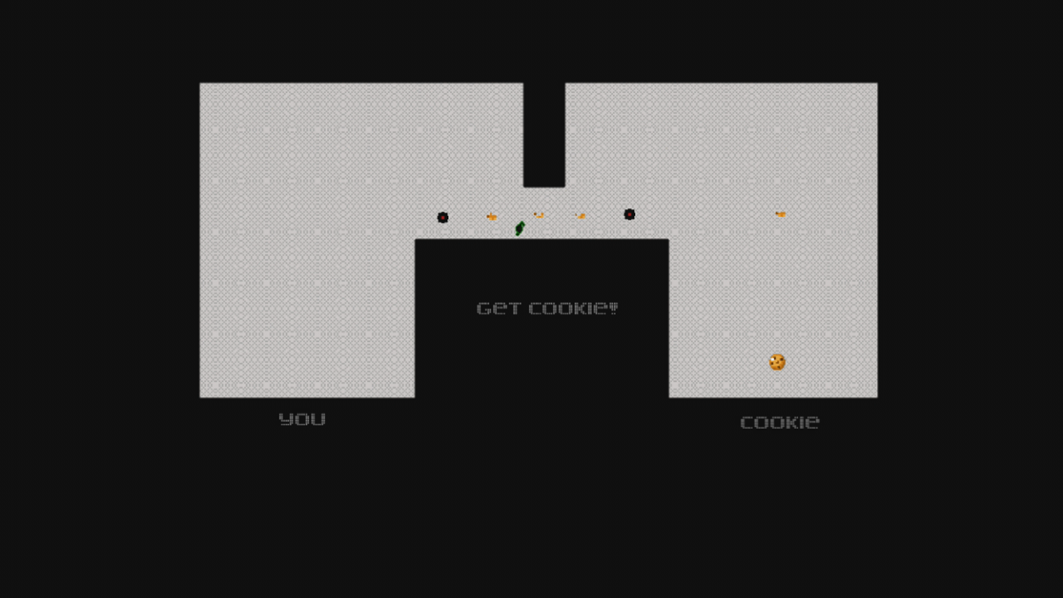 U Want Cookie? (Xbox 360) screenshot: The goal of each level (Trial version)