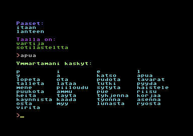 Screenshot of Näkemiin, Hongkong (Commodore 64, 1989) - MobyGames