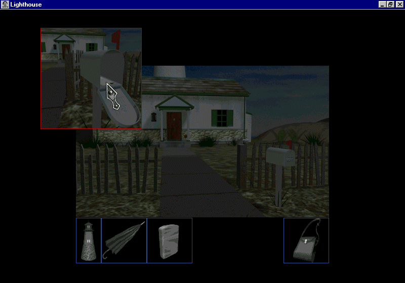 Lighthouse: The Dark Being (Windows) screenshot: First arrival.