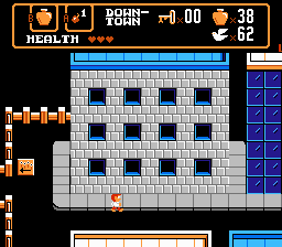 Spiritual Warfare (NES) screenshot: Downtown