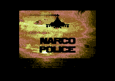Narco Police (Commodore 64) screenshot: Title screen