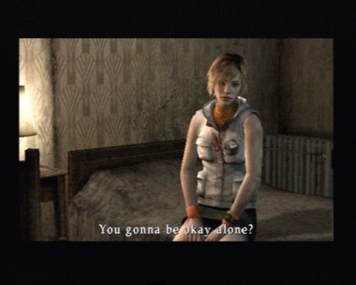 Silent Hill 3 (PlayStation 2) screenshot: At the Silent Hill motel