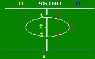 NASL Soccer (Intellivision) screenshot: Starting a game
