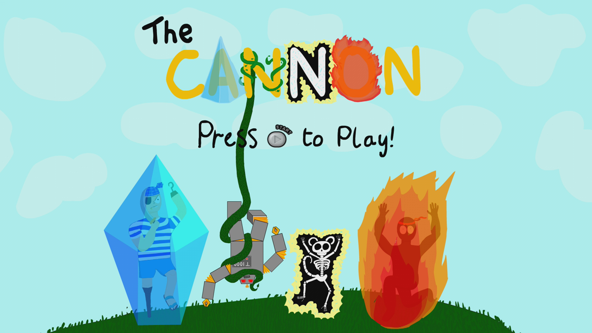 The Cannon (Xbox 360) screenshot: Title screen (Trial version)