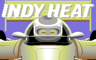 Danny Sullivan's Indy Heat (Commodore 64) screenshot: Loading screen