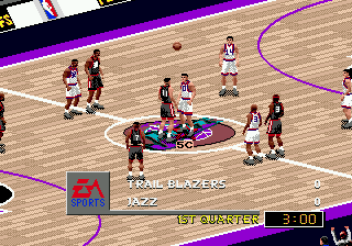 NBA Live 98 (Genesis) screenshot: Here we go...