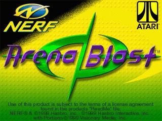 Nerf Arena Blast (Windows) screenshot: Splash screen