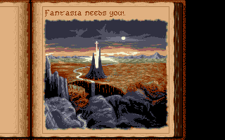 The Neverending Story II: The Arcade Game (DOS) screenshot: Introduction