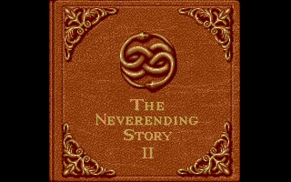 The Neverending Story II: The Arcade Game (DOS) screenshot: The book