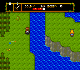 Neutopia (TurboGrafx-16) screenshot: Attacks from all the sides